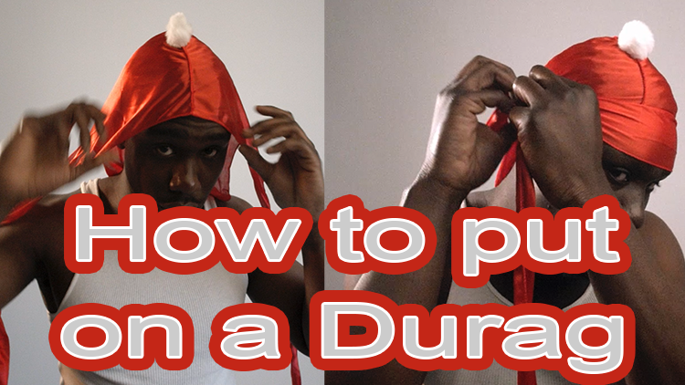 How To Put On A Durag Easy 4 Mins Durag Tutorial Santa Durag St